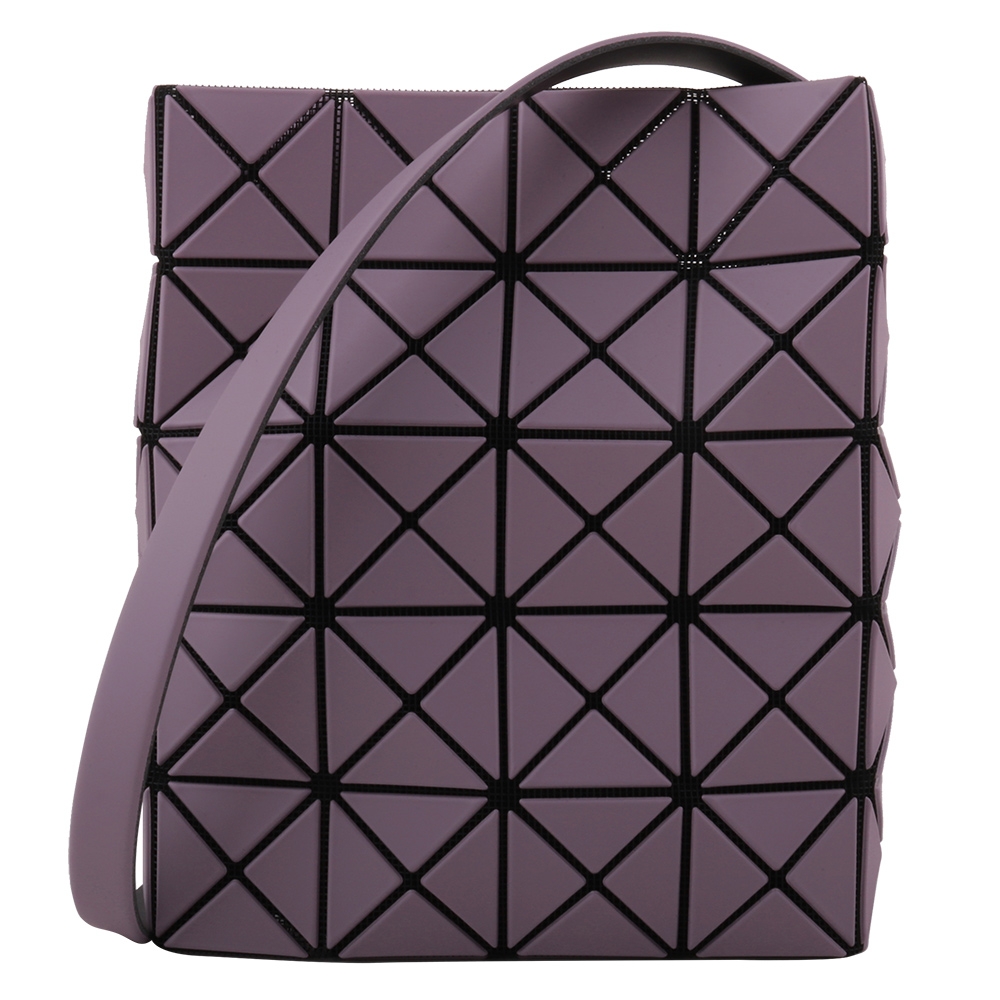 ISSEY MIYAKE BAOBAO 幾何方格4X5直式斜背包(羅蘭紫/霧面) | 斜背包