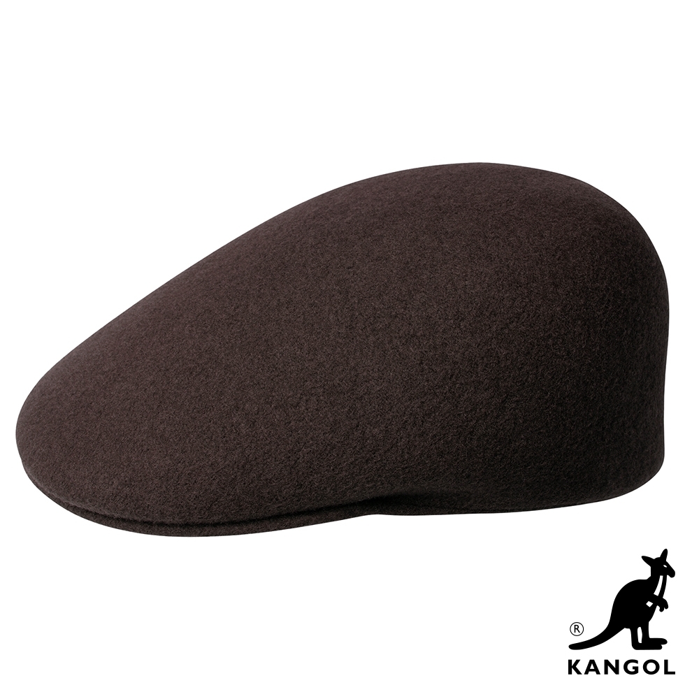 KANGOL-507 SEAMLESS鴨舌帽-咖啡色