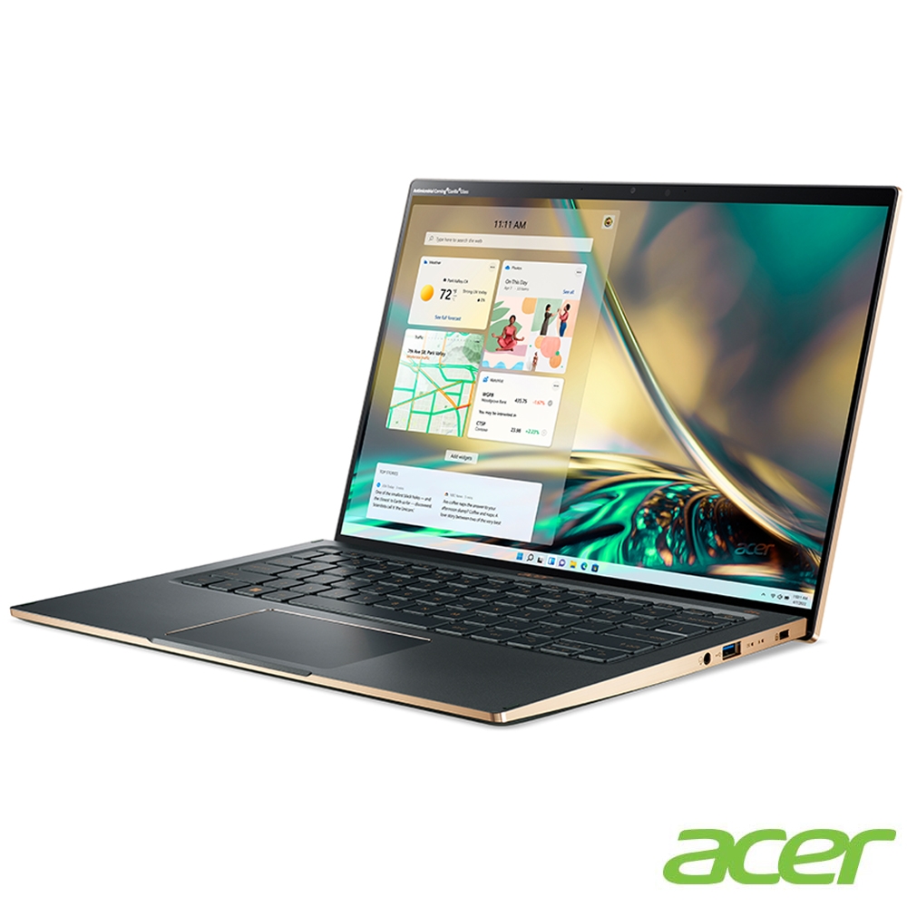 Acer 宏碁 Swift 5 SF514-56T-51G1 14吋12代觸控輕薄筆電 綠(i5-1240P/16G/512GB SSD/Win11)｜EVO認證