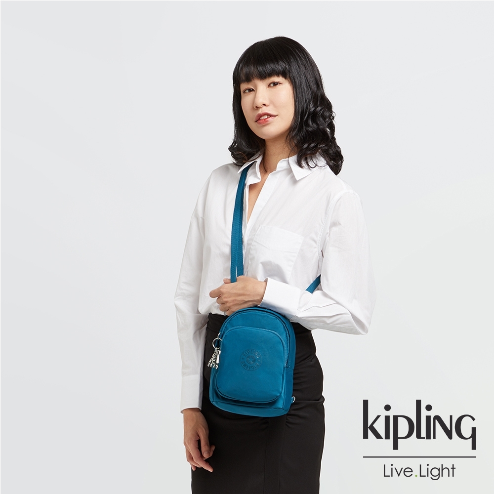 Kipling 神秘群青藍休閒後背包-DELIA COMPACT