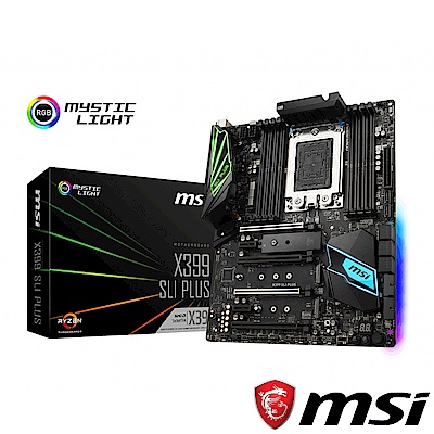 MSI微星 X399 SLI PLUS 主機板