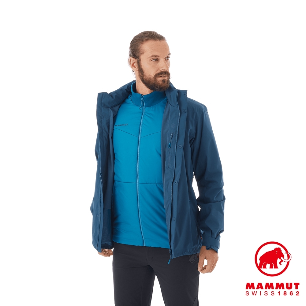 【Mammut 長毛象】Trovat 3in1 HS 兩件式外套 藍/藍 男 #1010-27310