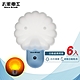 太星電工 光之寶LED雪花自動小夜燈(6入) ZG804*6 product thumbnail 1