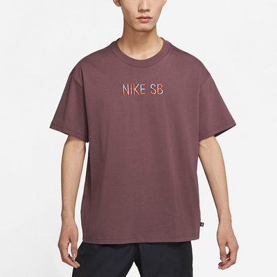 NIKE 耐吉 短袖 短袖上衣 運動 男款 酒紅 DJ1215-646 AS M NK SB TEE MOSAIC