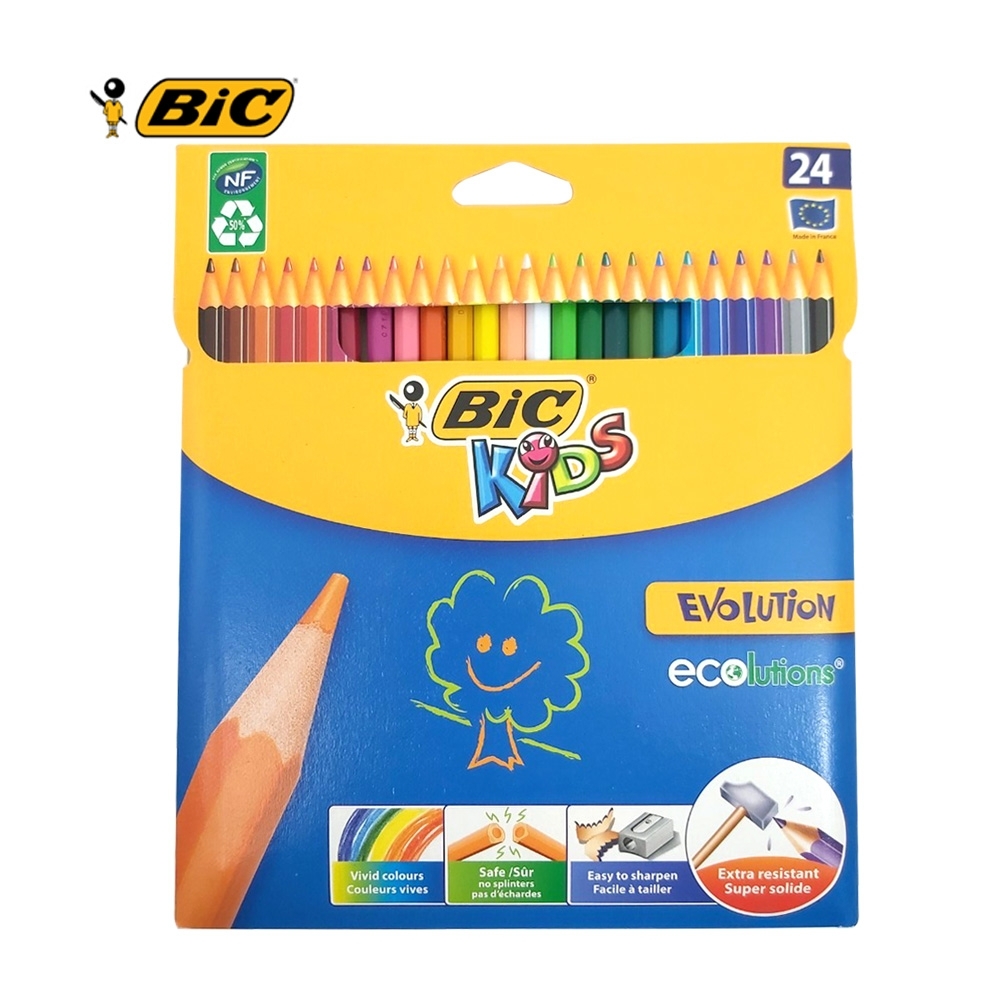 BIC 24色強化版色鉛筆