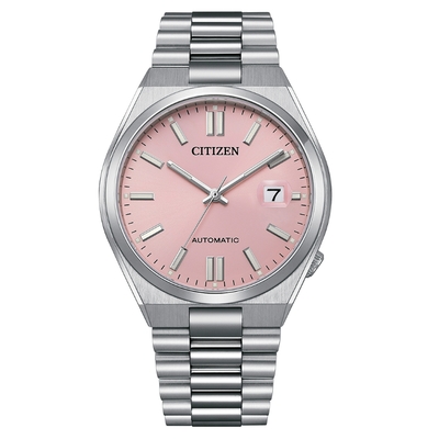 CITIZEN 星辰 Mechanical x PANTONE限定 色彩密語 新色調機械錶-夢幻粉NJ0158-89X