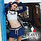 TRAVEL FOX 旅狐 大女短版衝浪裝三件式泳衣 product thumbnail 1