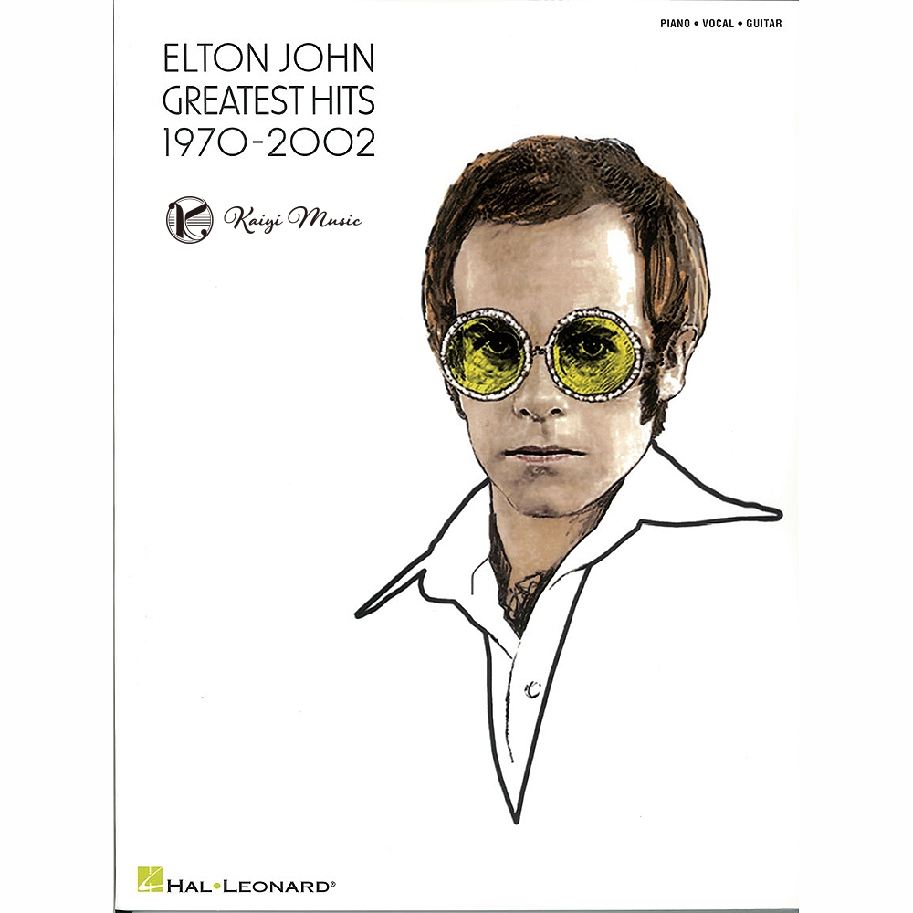 【凱翊︱HL】艾爾頓強 最棒的熱門歌曲 1970-2002 鋼琴/人聲/吉他歌曲集Elton John - Greatest Hit 1970-2002 Piano/Vocal/Guitar Song | 拾書所