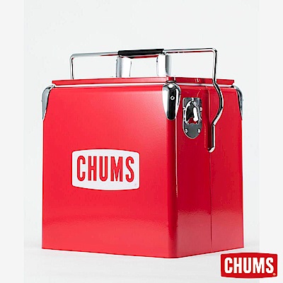 CHUMS 大LOGO復古造型冰桶 紅