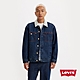 Levis 男款 毛領牛仔外套 / 復古寬鬆版型 / 精工深藍染水洗 / 限定金扣 product thumbnail 1