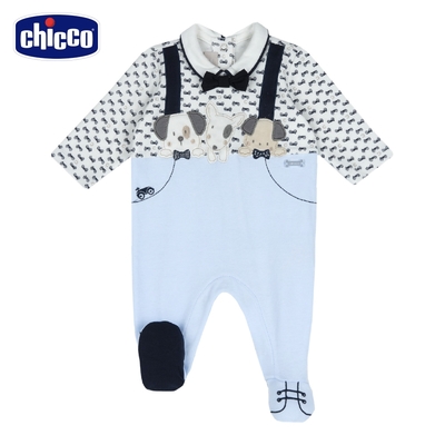 chicco- 汪汪小車隊-滿底+繡圖有領後開兔裝