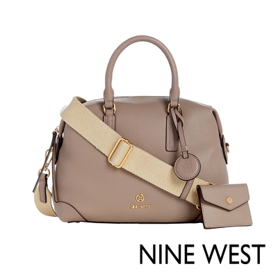 NINE WEST BRICE 梯型手提包-可可棕(137906)