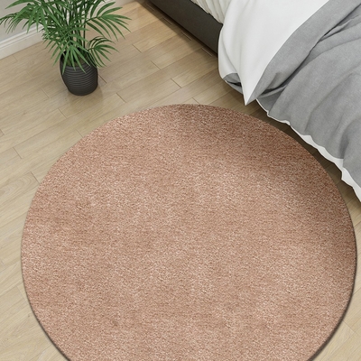 范登伯格 - 巧柔 超柔軟仿羊毛地毯 - 琥珀 (130cm圓)