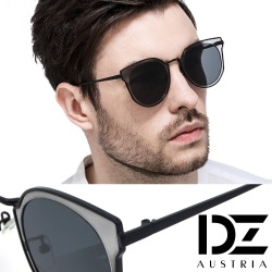 DZ 幻透潮型 抗UV防曬太陽眼鏡墨鏡(透灰框灰片)