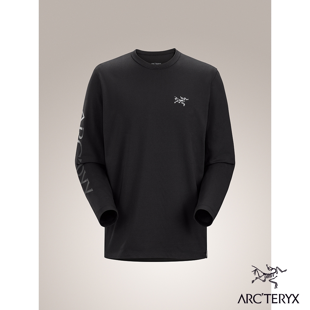 Arcteryx 始祖鳥 男 Captive Arc'word 長袖圓領衫 黑