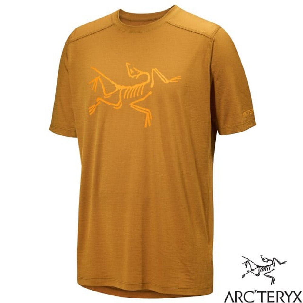 ARCTERYX 始祖鳥】男Ionia LOGO 美麗諾羊毛短袖圓領排汗衣.T恤.上衣_ 