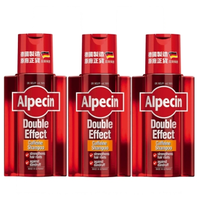 Alpecin 雙效咖啡因洗髮露200ml(3入組)