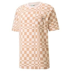 【PUMA官方旗艦】流行系列Downtown格紋短袖T恤 男性 5