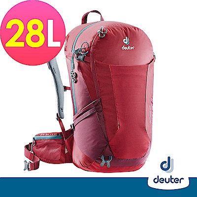 【德國DEUTER】 FUTURA 28L透氣網架背包(3400518莓紅/紫紅/登山包)