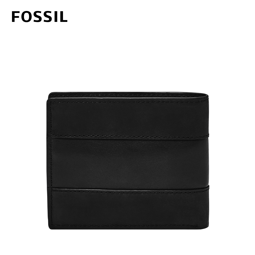 FOSSIL Everett 真皮大零錢袋皮夾-黑色 ML4400001