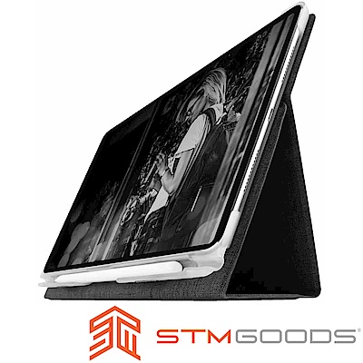 澳洲 STM Atlas iPad Pro 11 吋專用編織布面質感高級保護殼 - 碳灰