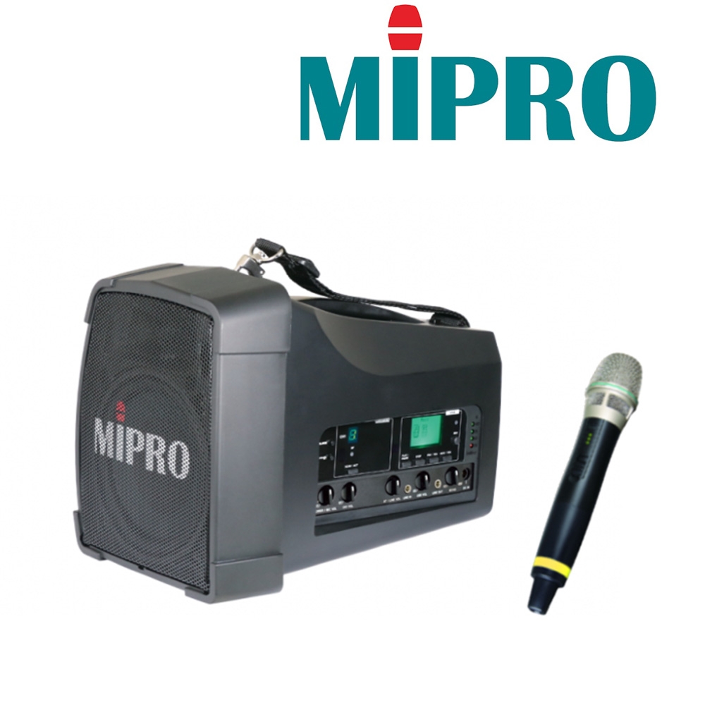 嘉強 MIPRO MA-200 MA200 單頻道旗艦型無線喊話器 擴音喇叭 附一支無線麥克風