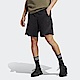 Adidas Poly Short IC5988 男 短褲 亞洲版 運動 休閒 三葉草 基本款 拉鍊口袋 舒適 黑 product thumbnail 1