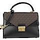 MICHAEL KORS Sloan金屬LOGO釦翻蓋兩用學院包(黑) product thumbnail 1