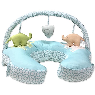 美國Comfort&Harmony Mombo哺乳枕(含玩具架)-(共4款可選)