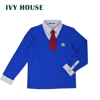 ivy house 常春藤 仿兩件活動領帶polo衫 台灣製 361507