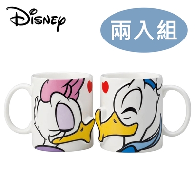 日本正版 兩入組 唐老鴨黛西 馬克杯 280ml 對杯組 咖啡杯 Donald Duck Daisy 迪士尼 - 230694