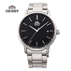 ORIENT 東方錶 DATEⅡ系列 機械錶 鋼帶款 黑色 RA-AC0E01B