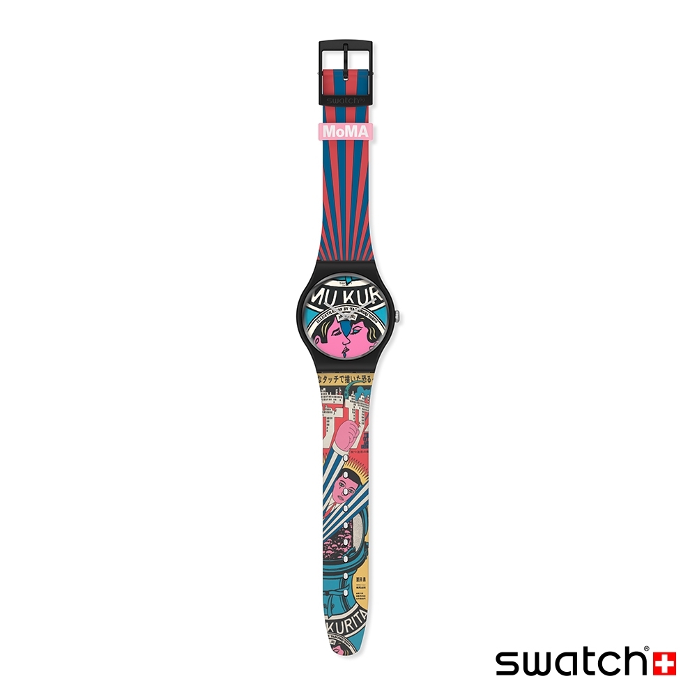 SWATCH MOMA聯名原創系列橫尾忠則《The City and Design》(41mm