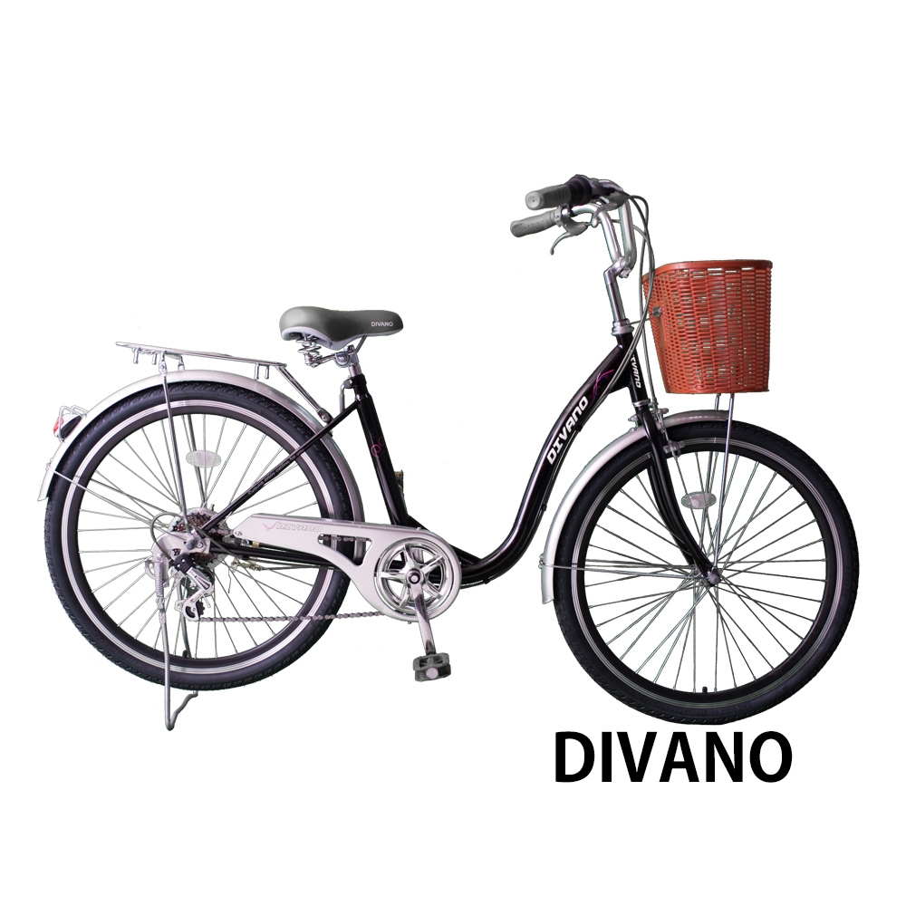 DIVANO 24吋6速低跨淑女車