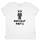 KARL LAGERFELD BONJOUR PARIS 西裝卡爾棉質短T(白) product thumbnail 1