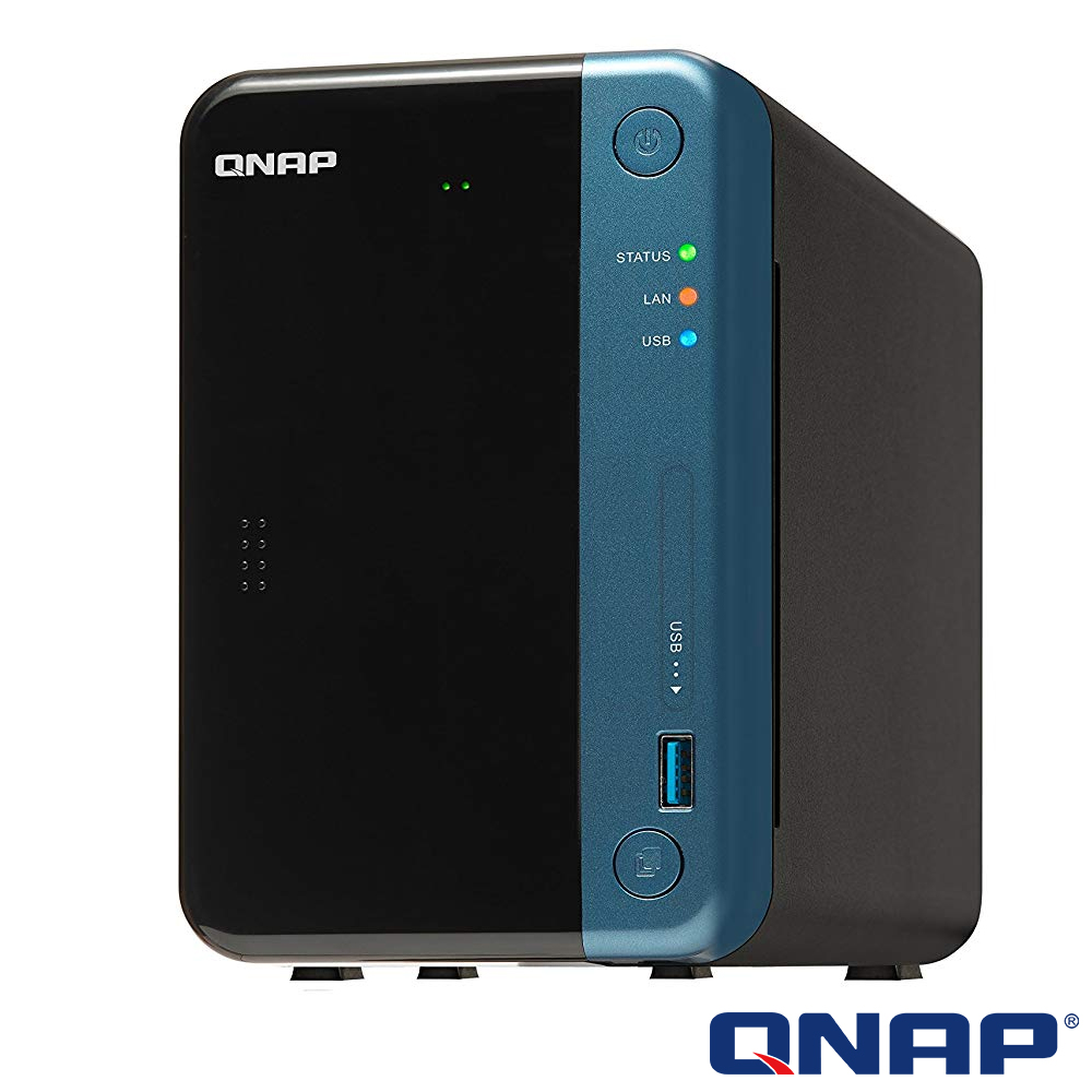 (無卡12期)【促銷組合】QNAP TS-253Be-2G 網路儲存伺服器+WD 4TB*2