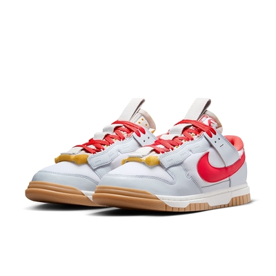 NIKE 休閒鞋 男鞋 運動鞋 AIR DUNK JUMBO 灰紅 DV0821-102