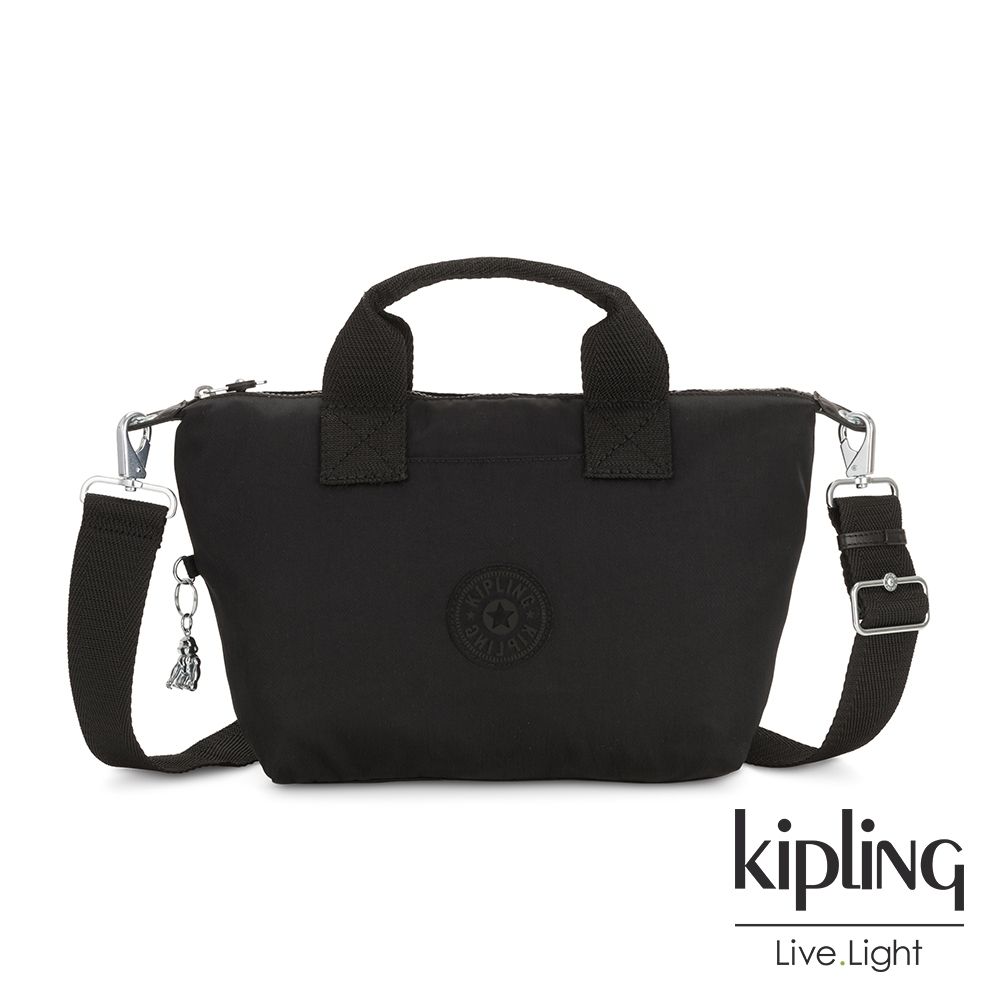 Kipling 極致低調黑簡約手提肩背托特包-KALA MINI