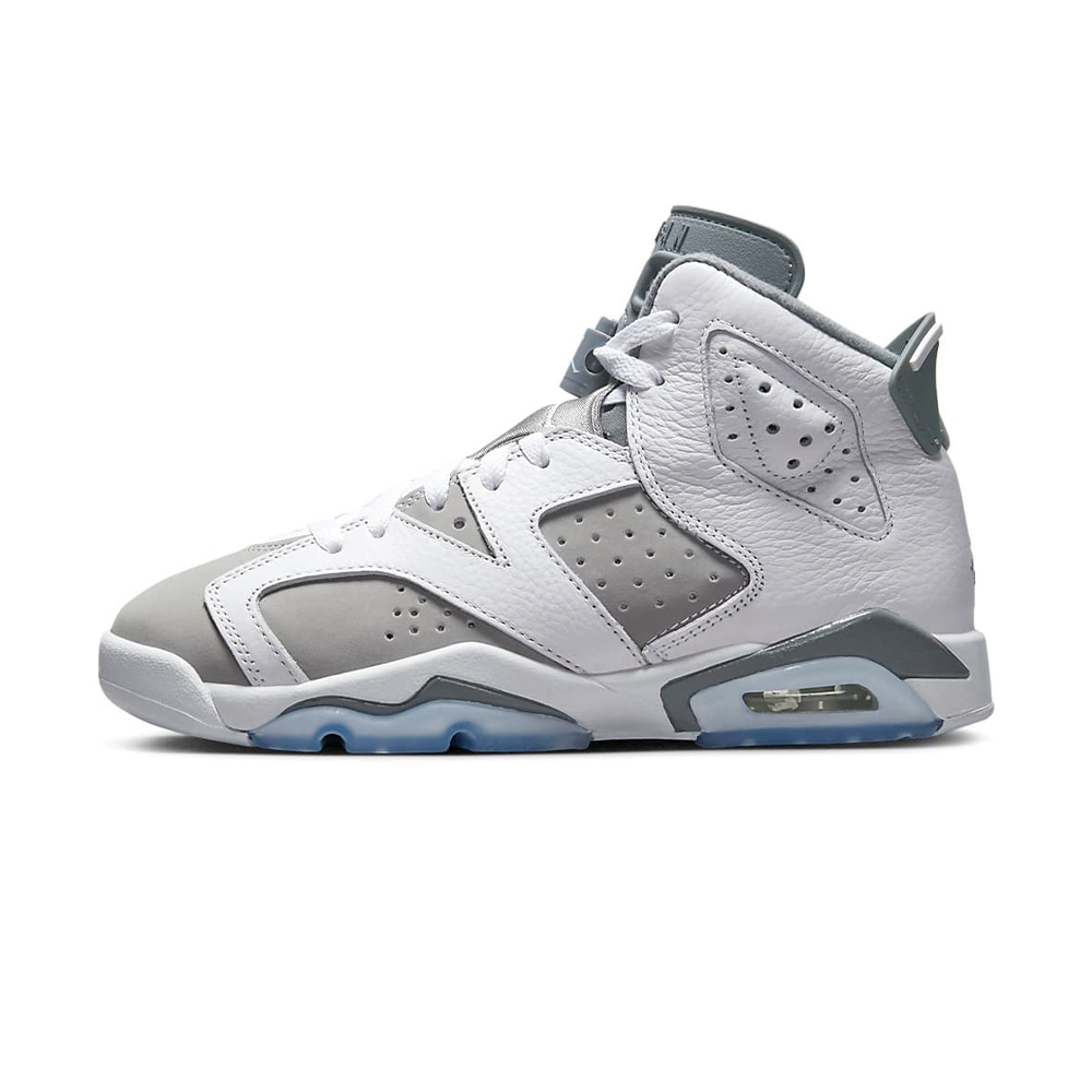 Nike Jordan 6 Retro Cool Grey 女鞋大童鞋白灰經典喬丹運動休閒鞋