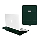 13.3吋 Macbook多功能筆電包 散熱支架+滑鼠墊+收納袋 手提內膽包(墨竹綠) product thumbnail 2