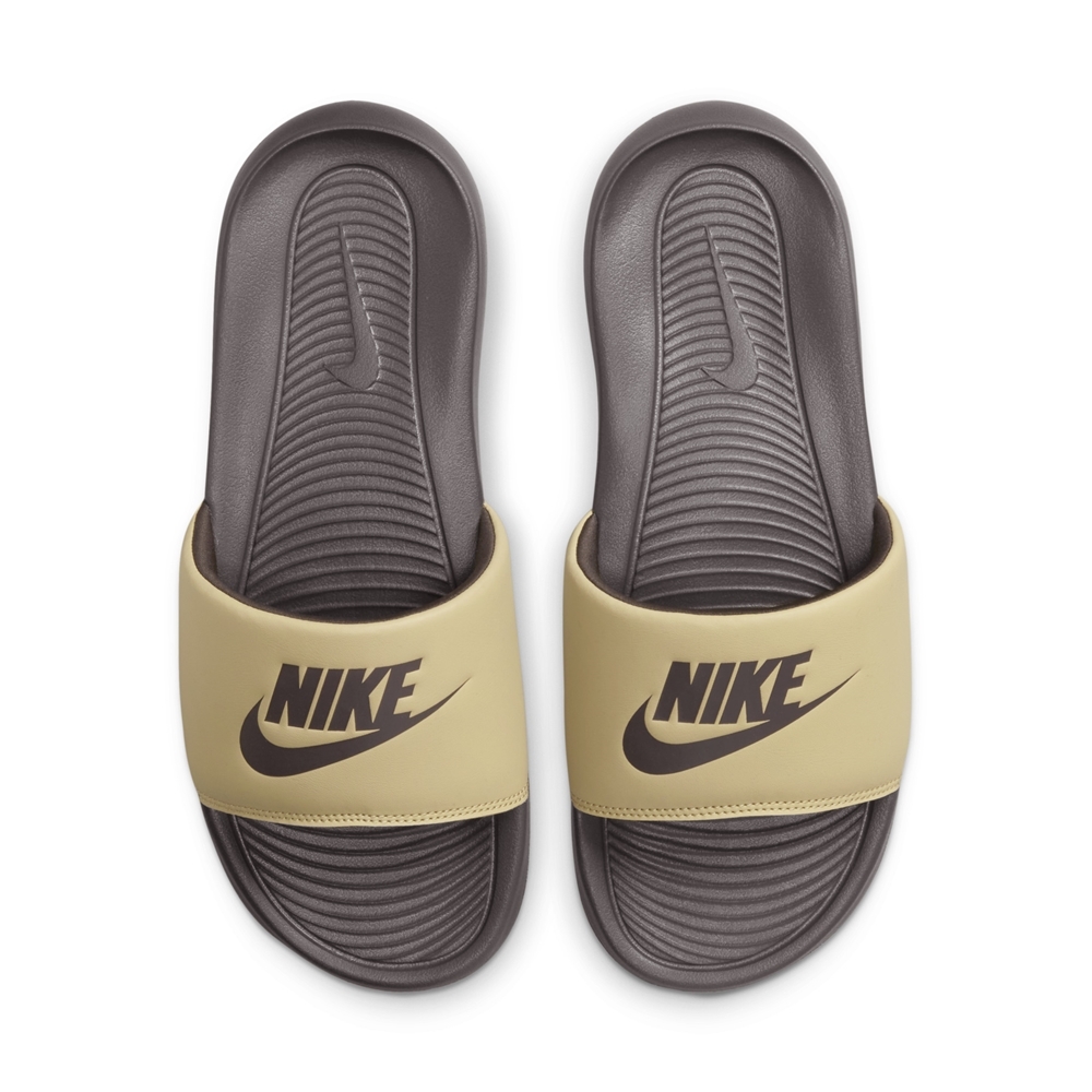 NIKE VICTORI ONE SLIDE 男休閒拖鞋-卡其色-CN9675701