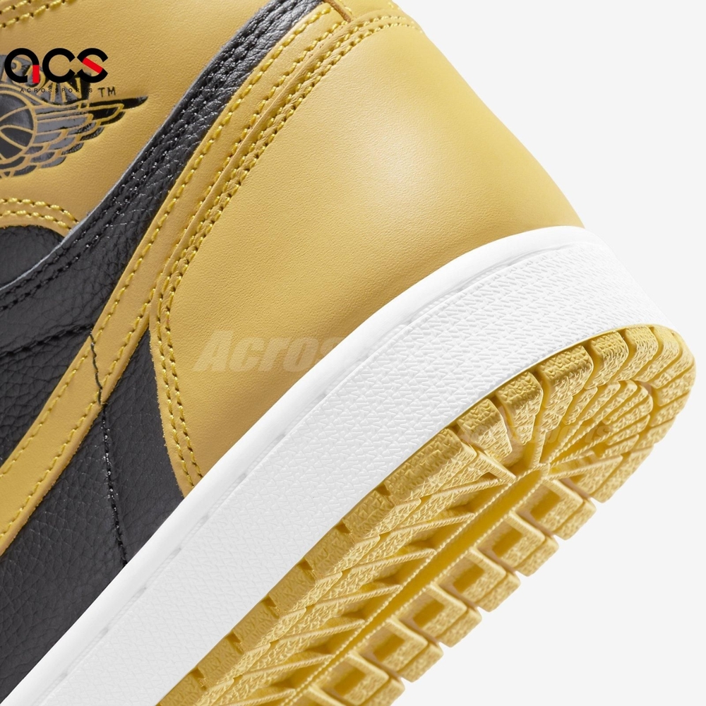 Nike 休閒鞋Air Jordan 1代OG 男鞋Retro 喬丹AJ1 Pollen 黃黑555088701