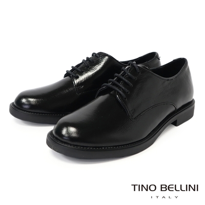 Tino Bellini 波士尼亞進口全真皮德比鞋FYCV002(黑色)