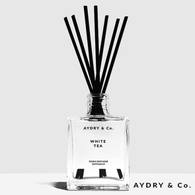 美國 AYDRY & CO. 白茶 天然手工室內擴香瓶 147g