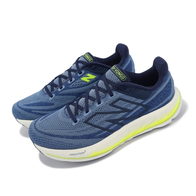 New Balance 慢跑鞋 Fresh Foam X Vongo V6 2E 寬楦 男鞋 藍 黃 針織 運動鞋 NB MVNGOLZ6-2E