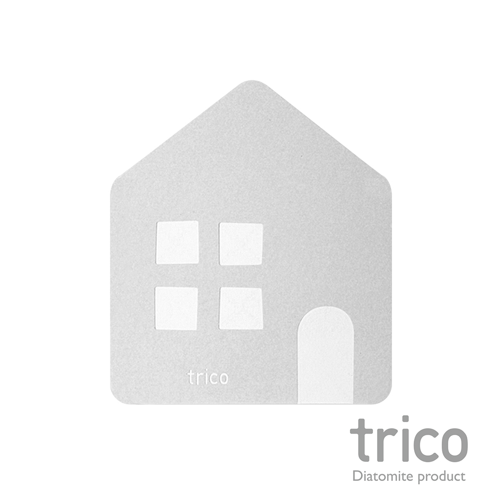 Trico 幸福小屋瞬吸珪藻土地墊-灰