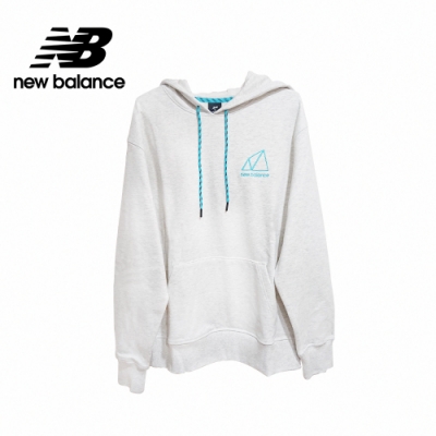 【New Balance】連帽長袖上衣_男款_米白色_AMT11581SAH