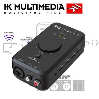 『IK Multimedia』iRig Stream Pro 行動錄音介面 / 公司貨保固