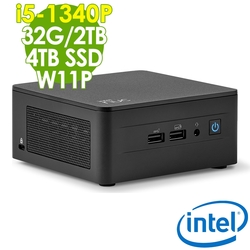 INTEL NUC 13代迷你電腦 (i5-1340P/32G/4TSSD+2TB/W11P)