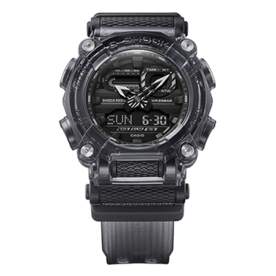 CASIO G-SHOCK 半透明系列雙顯手錶 送禮推薦 GA-900SKE-8A